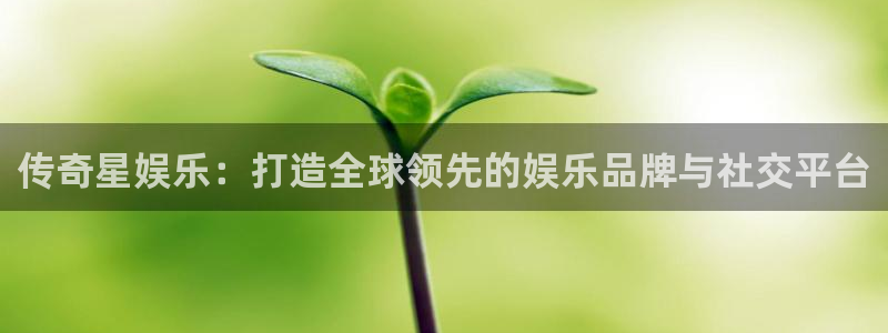 凯龙尊时一人生就是搏：传奇星娱乐：打造全球领先的娱乐品牌与社交平台